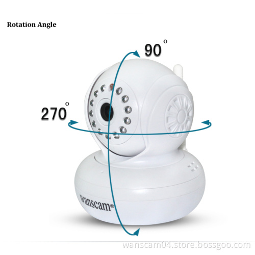 720P H.264 IR-CUT TF Card indoor QR scanner camera